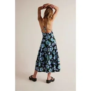 Free People | Dresses | Free People Finer Things Printed Midi Dress |  Poshmark